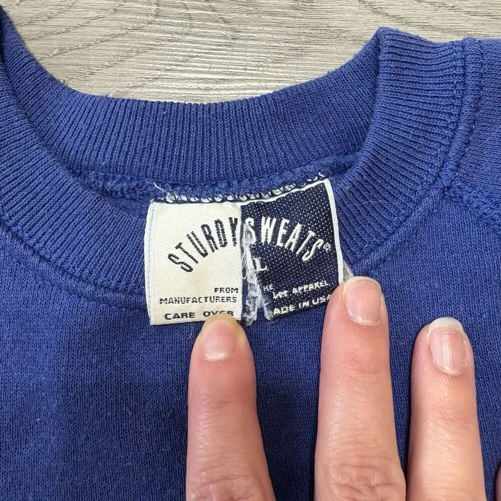 Vintage Sweatshirt YL Crewneck Graphic Basketball “Street Rules” 1990s